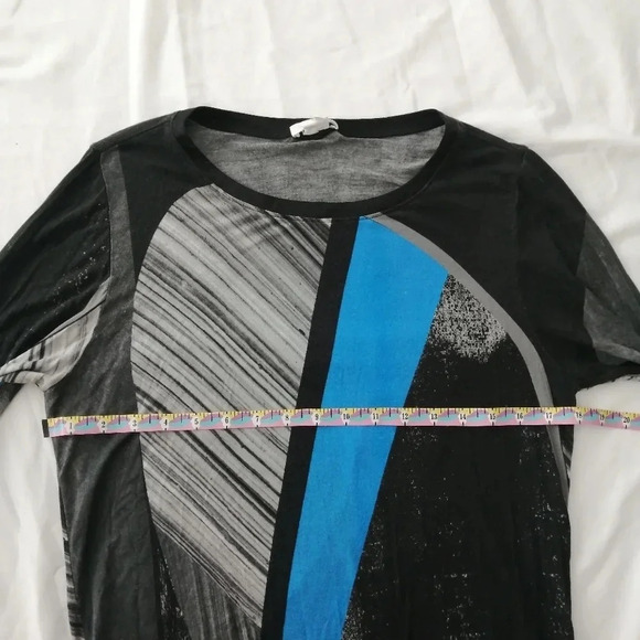 Helmut Lang Fracture Print Jersey Sweater Lightweight Long Sleeve Small - Picture 15 of 17